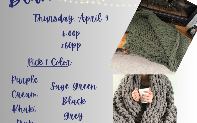 Chunky Knit Blanket Class